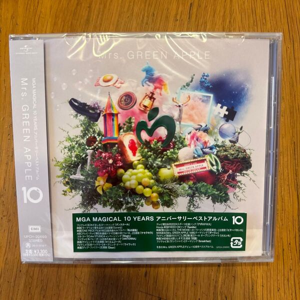 Mrs GREEN APPLE MGA MAGICAL 10 YEARS アニバーサリーベストアルバム『10』 通常盤