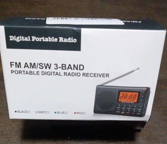 !新品!短波ラジオ!DSPデジタルチューナー搭載!FM AM/SW 3-BAND RADIO