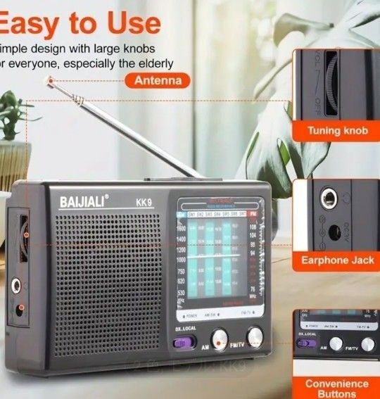 短波ラジオ! 9BAND,WORLD,RECEIVER,AM. FMワイド,SW!9バンドラジオ
