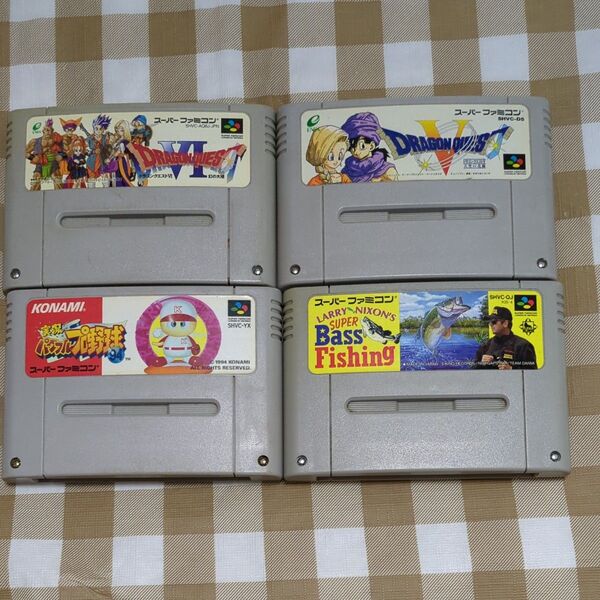 スーパーファミコン 4本セット ①