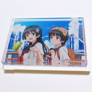 初春飾利 佐天涙子 アクリルブロック フィギュア とある科学の超電磁砲 グッズ