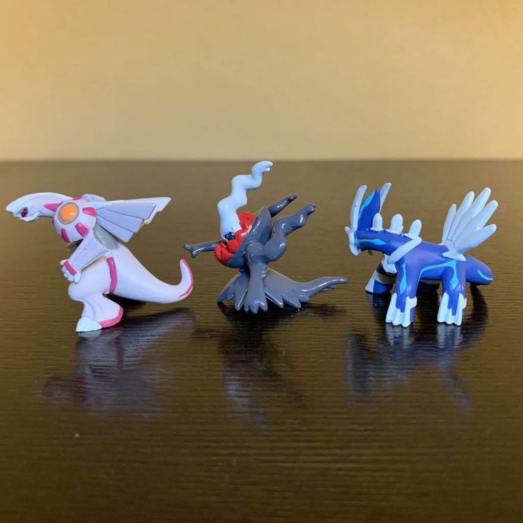 クリッピングフィギュア ディアルガ Vs パルキア ダークライ 中古品 ポケモン ポケットモンスター フィギュア