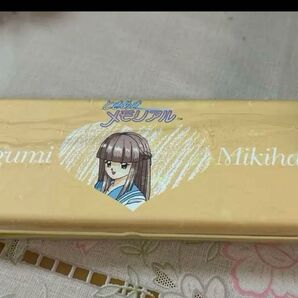 ときめきメモリアル ときメモ 当時物 美樹原愛 缶ケース 筆箱 コナミ 缶ペンケース