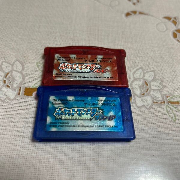 値下げ不可 ポケットモンスター ルビー サファイア GBA ゲームボーイアドバンス ソフトのみ ポケモン Nintendo