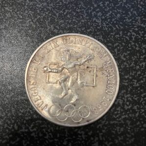 メキシコ 25ペソ 銀貨 オリンピック