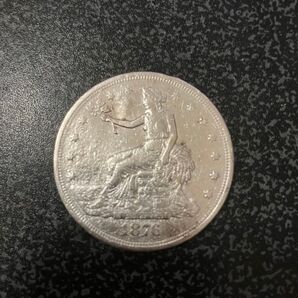 アメリカ 1ドル 貿易 1876年 摩耗 洗浄