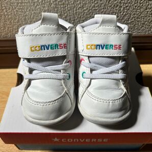 【ホームクリーニング済】CONVERSE ベビーシューズ 13.5cm ホワイト