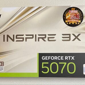 MSI GeForce RTX5070 12G INSPIRE 3X OC 新品未使用納品書有り
