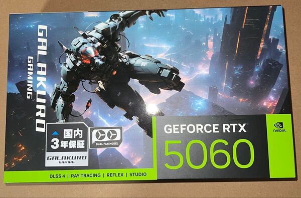 GALAKURO GeForce RTX5060 8G 新品未使用納品書有り
