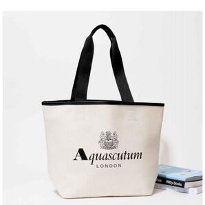 Aquascutum 老舗英国ブランドの お洒落でシックなビッグトート