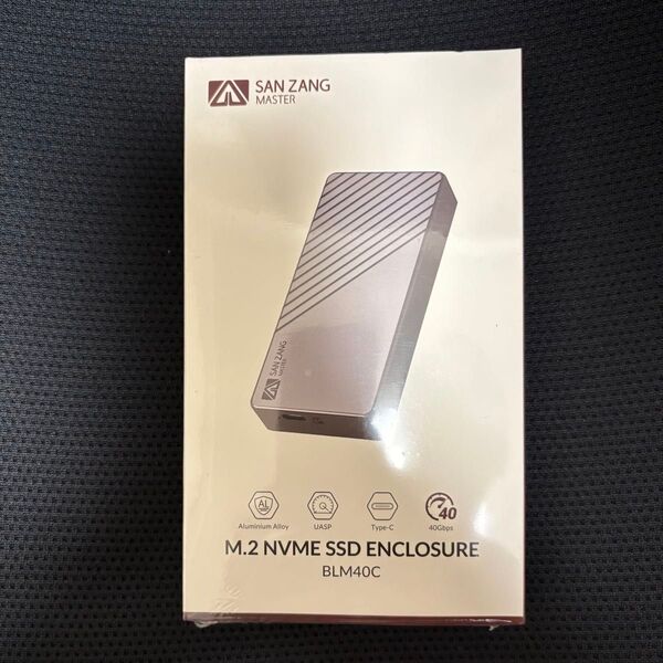 SAN ZANG M.2 NVMe SSD 外付けケース 40Gbps