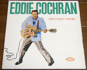 Eddie Cochran - The Early Years - LP/50s,ロカビリー,Don't Bye Bye Baby Me,Slow Down,Latch On,Jelly Bean,Pink Peg Slacks,Ace Record