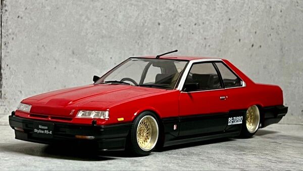 アシェット 国産名車 1/24 日産 スカイライン 2000turbo RS-X カスタム ミニカー 鉄仮面