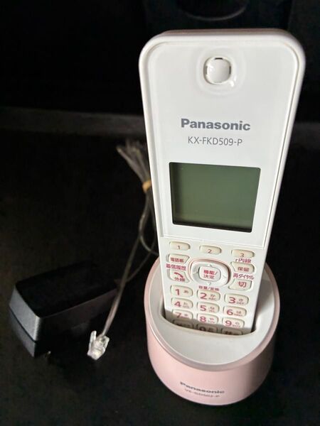 Panasonic パナソニック 子機 ピンク 増設子機 コードレス 電話機 KX-FKD509 送料無料 匿名配送 すぐ使える
