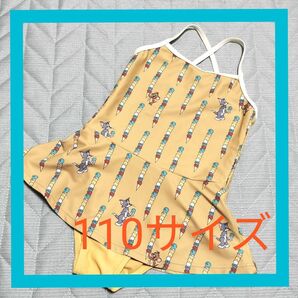 〈☆30%クーポンあり!夏休み限定価格☆〉 Graniph グラニフ トムとジェリー ワンピース 水着 女の子 100 110