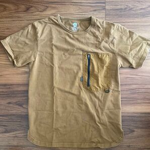 グリップスワニー ブラウン Tシャツ Sサイズ ジッパーポケット付き S
