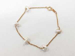 K18 pearl pearl bracele 750 *KK*20