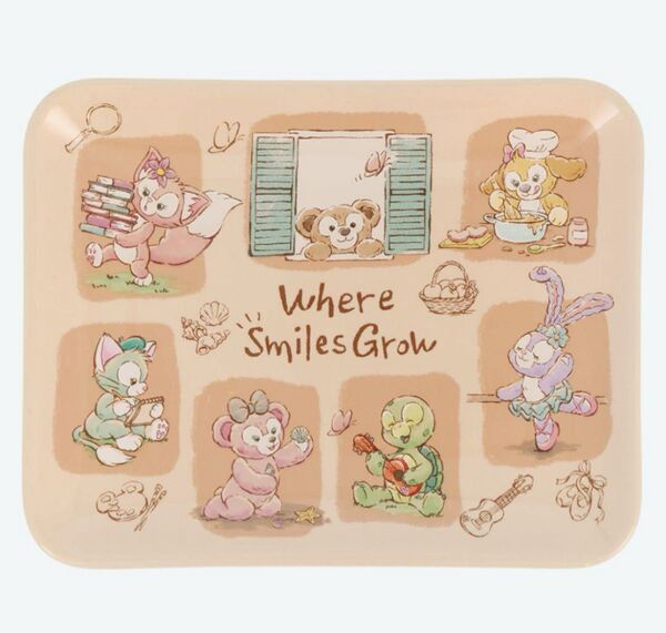 【最安値】【新品未使用】【セット売り○】ディズニーシー ダッフィー&フレンズ ウェアスマイルズグロウ スーベニアプレート