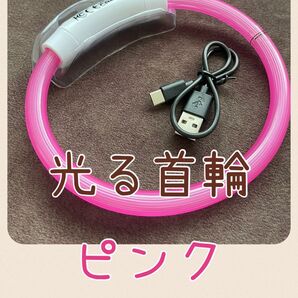 ◇わんにゃん◇光る首輪 夜のお散歩 安全