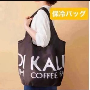カルディ コンパクト保冷バッグ ブラック 1枚 エコバッグ KALDI ブラック コンパクト 保冷バッグ オリジナルエコバッグ