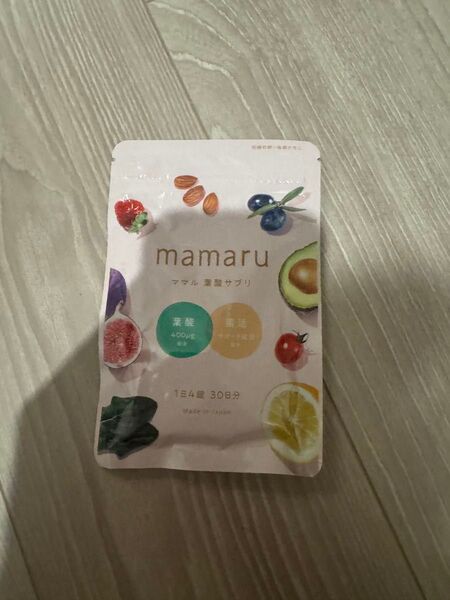 【新品未開封】mamaru ママル 葉酸サプリ 30日分×1袋