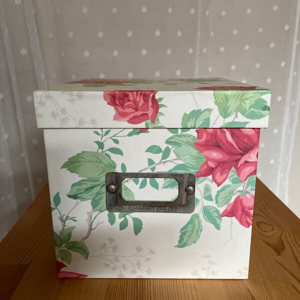 LAURA ASHLEY HOME ローラアシュレイ ホーム 収納ボックス ローズ柄