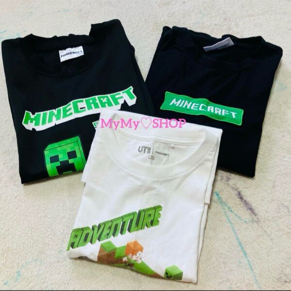(( 中古 ))マインクラフト・マイクラ・トップス・3点セット