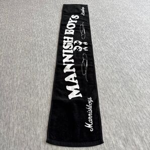 MANNISH BOYS タオル 黒と白 斉藤和義 中村達也 マニッシュボーイズ