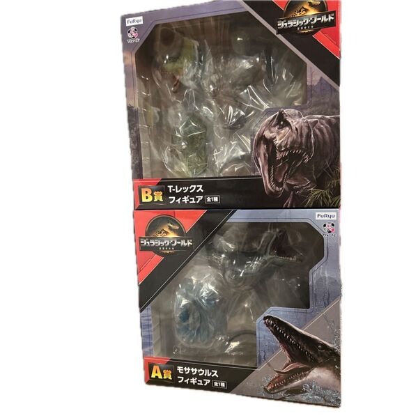 ジュラシック・ワールド 復活の大地 フィギュア 2体セット Furyu くじ