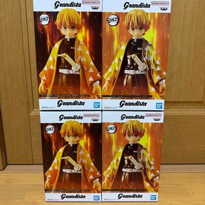 ナムコ限定 鬼滅の刃 無限城編 Grandista AGATSUMA ZENITSU 我妻善逸 フィギュア A通常 Bメタリック