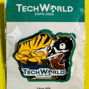 新品未開封 テックワールド ピンバッチ 大阪万博 EXPO2025 TECH WORLD 記念品 ピンバッジ 台湾 レア 非売品