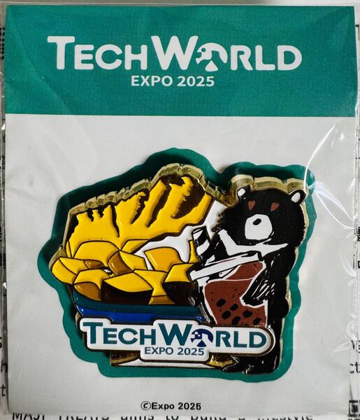 最安値 大阪 関西 万博 テックワールド ピンバッジ TECH WORLD ピンバッチ 台湾 EXPO2025 レア 新品未開封