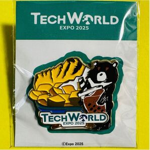 NEW 大阪 関西 万博 テックワールド ピンバッジ TECH WORLD ピンバッチ 台湾 EXPO2025 レア 新品未開封