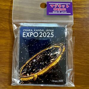 新品 大阪関西万博 会場限定 大屋根リング 立体マグネット 上空 夜景 綺麗 日本製
