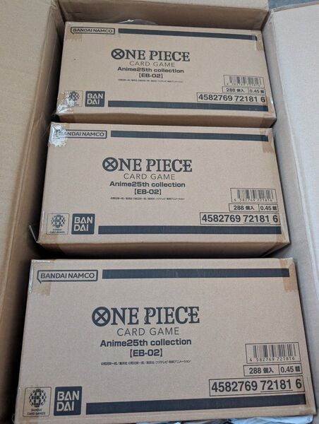 ONE PIECE Anime25th collection 3カートン ワンピース アニコレ