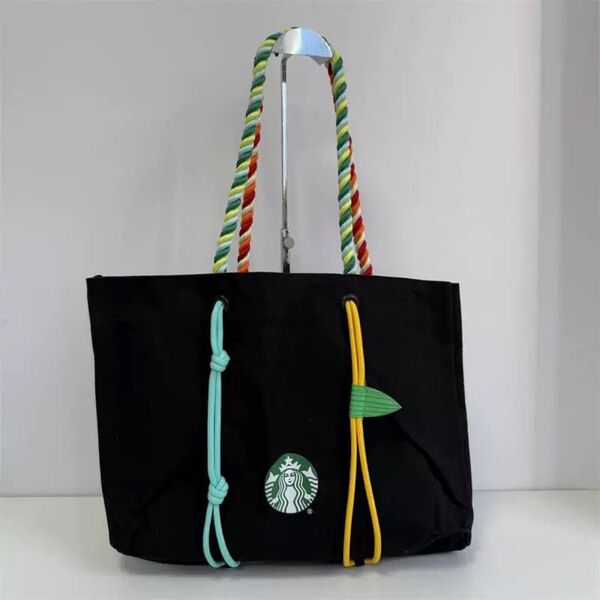 スターバックス トートバック STARBUCKS 海外限定 ブラック