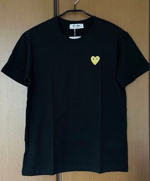 PLAY COMME des GARCONS logo黄色ハード プレイコムデギャルソン Tシャツ 半袖