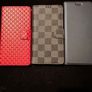 ★ 【機種バラバラ】 手帳型ケース 3つ Android 携帯 スマホ ケース マグネット 多分 Xperia