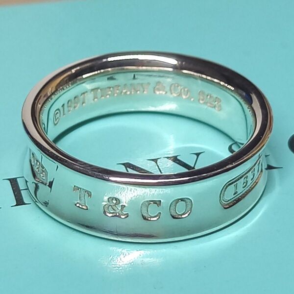 TIFFANY&Co. ティファニー 未使用に近い 21.5号 大きいサイズ 1837 ナローリング