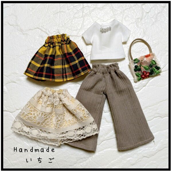 リカちゃん 服 ハンドメイド 着回しコーデセット