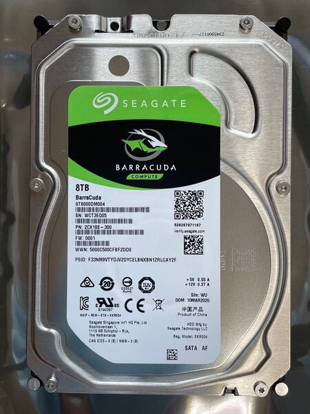 ■Seagate BARRACUDA ST8000DM004 8TB SATA HDD