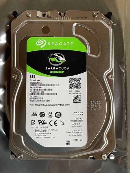 ●Seagate BARRACUDA ST8000DM004 8TB SATA HDD