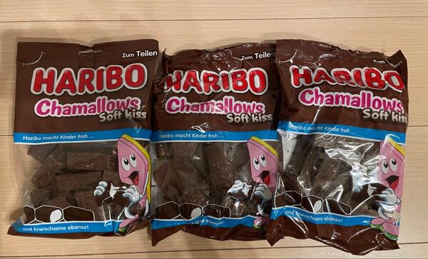 ハリボー HARIBO チョコマシュマロ マシュマロ 3袋 訳あり 配達中に溶けました もう無くなる為処分価格