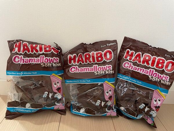 ハリボー HARIBO チョコマシュマロ マシュマロ 3袋 訳あり 配達中に溶けました
