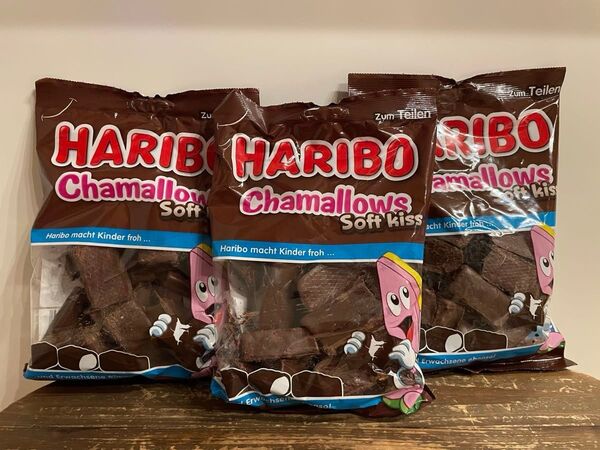 ハリボー HARIBO チョコマシュマロ マシュマロ 3袋 訳あり 配達中に溶けました もう無くなる為処分価格