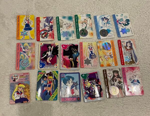 美少女戦士セーラームーン R カード シール なかよし 当時物 バンダイ ニッスイ バンプレスト