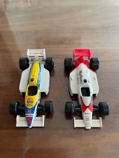 トミカ No.101 マクラーレンF1 ナンバー12 No.62 ウィリアムズホンダ FW11B ナンバー5 ミニカー F1