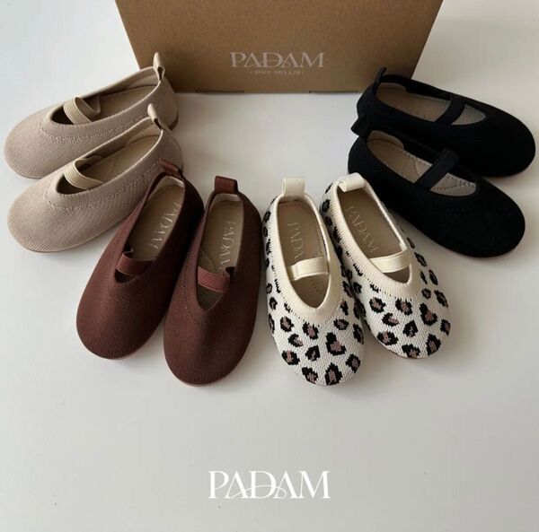 PADAM kids/latte flat shoes