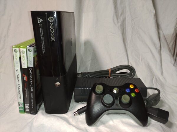 XBOX360E 250GB 本体一式+ゲーム3本付き