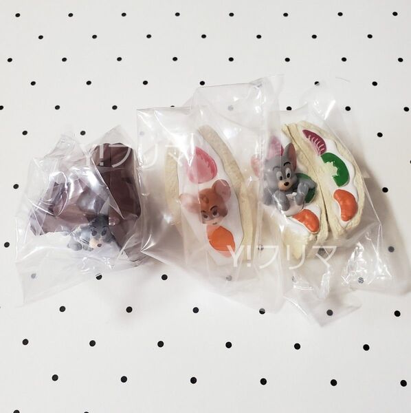 トムとジェリー Yummy Food コレクション ジェリー タフィー フィギュア マスコット カプセルトイ 置き物 インテリア
